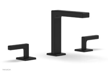 Phylrich MIX Widespread Faucet - Lever Handles 6-3/4" Height 290-02 - Matte Black