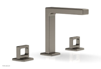 Phylrich MIX Widespread Faucet - Ring Handles 6-3/4" Height 290-03 - Pewter