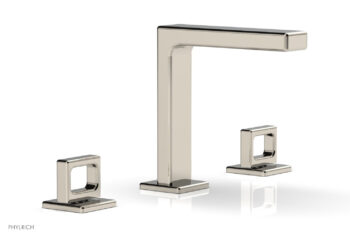 Phylrich MIX Widespread Faucet - Ring Handles 6-3/4" Height 290-03 - Polished Nickel