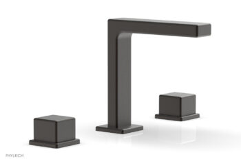 Phylrich MIX Widespread Faucet - Cube Handles 6-3/4" Height 290-04 - Oil Rubbed Bronze