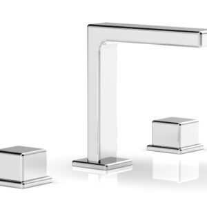 Phylrich MIX Widespread Faucet – Cube Handles 6-3/4″ Height 290-04 – Polished Chrome