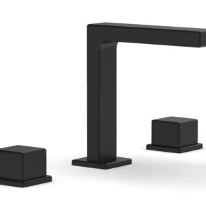 Phylrich MIX Widespread Faucet – Cube Handles 6-3/4″ Height 290-04 – Matte Black