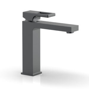 Phylrich MIX Single Hole Lavatory Faucet, Ring Handle 290-07 – Gun Metal
