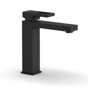 Phylrich MIX Single Hole Lavatory Faucet, Ring Handle 290-07 – Matte Black