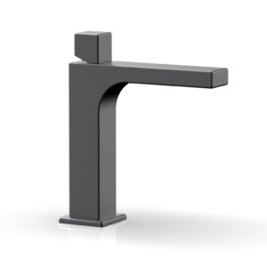 Phylrich MIX Single Hole Lavatory Faucet, Cube Handle 290-08 – Gun Metal