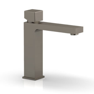 Phylrich MIX Single Hole Lavatory Faucet, Cube Handle 290-08 – Pewter