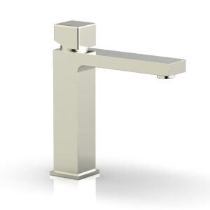 Phylrich MIX Single Hole Lavatory Faucet, Cube Handle 290-08 – Satin Nickel
