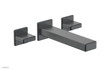 Phylrich MIX Wall Lavatory Set - Blade Handles 290-11 - Gun Metal