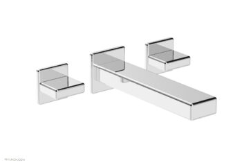 Phylrich MIX Wall Lavatory Set - Blade Handles 290-11 - Polished Chrome