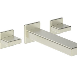 Phylrich MIX Wall Lavatory Set – Blade Handles 290-11 – Satin Nickel