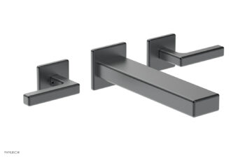 Phylrich MIX Wall Lavatory Set - Lever Handles 290-12 - Gun Metal