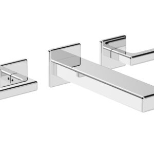 Phylrich MIX Wall Lavatory Set – Lever Handles 290-12 – Polished Chrome