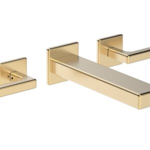 Phylrich MIX Wall Lavatory Set – Lever Handles 290-12 – Satin Brass