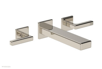 Phylrich MIX Wall Lavatory Set - Lever Handles 290-12 - Polished Nickel