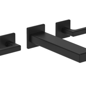 Phylrich MIX Wall Lavatory Set – Lever Handles 290-12 – Matte Black