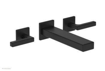Phylrich MIX Wall Lavatory Set - Lever Handles 290-12 - Matte Black