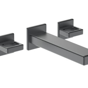 Phylrich MIX Wall Lavatory Set – Ring Handles 290-13 – Gun Metal