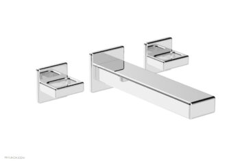 Phylrich MIX Wall Lavatory Set - Ring Handles 290-13 - Polished Chrome