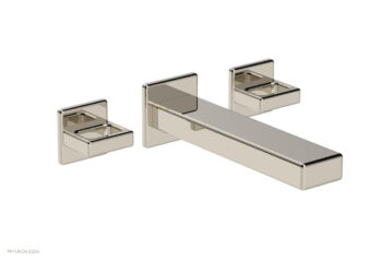 Phylrich MIX Wall Lavatory Set - Ring Handles 290-13 - Polished Nickel