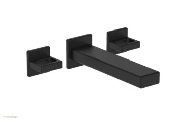 Phylrich MIX Wall Lavatory Set - Ring Handles 290-13 - Matte Black