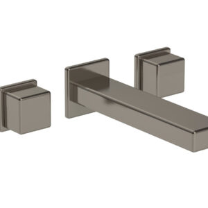 Phylrich MIX Wall Lavatory Set – Cube Handles 290-14 – Pewter