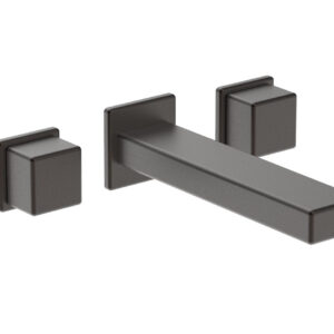 Phylrich MIX Wall Lavatory Set – Cube Handles 290-14 – Oil Rubbed Bronze