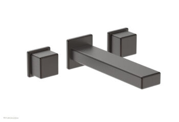 Phylrich MIX Wall Lavatory Set - Cube Handles 290-14 - Oil Rubbed Bronze