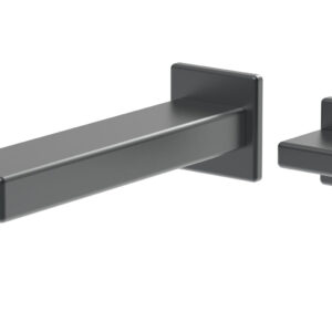 Phylrich MIX – Single Handle Wall Lavatory Set – Blade Handle 290-17 – Gun Metal