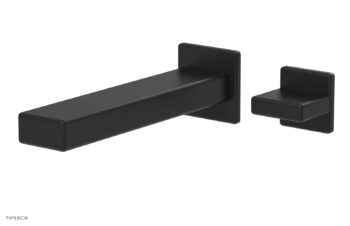 Phylrich MIX - Single Handle Wall Lavatory Set - Blade Handle 290-17 - Matte Black