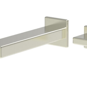 Phylrich MIX – Single Handle Wall Lavatory Set – Blade Handle 290-17 – Satin Nickel