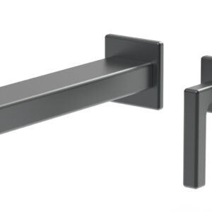 Phylrich MIX – Single Handle Wall Lavatory Set – Lever Handle 290-18 – Gun Metal