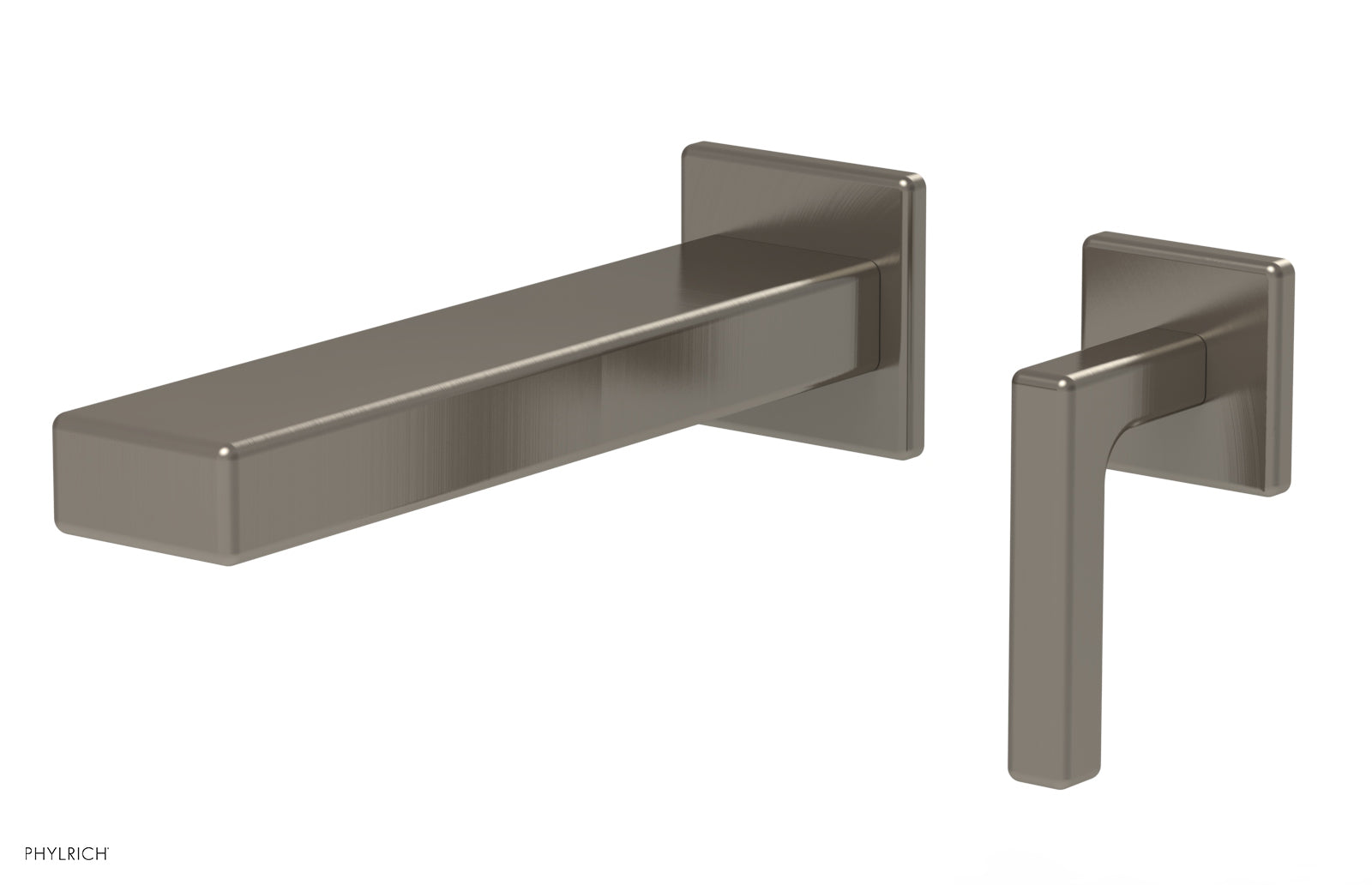 Phylrich MIX - Single Handle Wall Lavatory Set - Lever Handle 290-18 - Pewter