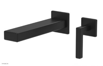 Phylrich MIX - Single Handle Wall Lavatory Set - Lever Handle 290-18 - Matte Black