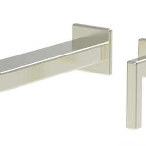 Phylrich MIX – Single Handle Wall Lavatory Set – Lever Handle 290-18 – Satin Nickel
