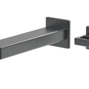 Phylrich MIX – Single Handle Wall Lavatory Set – Ring Handle 290-19 – Gun Metal