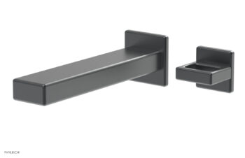 Phylrich MIX - Single Handle Wall Lavatory Set - Ring Handle 290-19 - Gun Metal