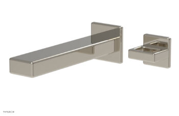 Phylrich MIX - Single Handle Wall Lavatory Set - Ring Handle 290-19 - Polished Nickel