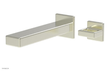 Phylrich MIX - Single Handle Wall Lavatory Set - Ring Handle 290-19 - Satin Nickel
