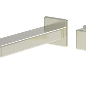 Phylrich MIX – Single Handle Wall Lavatory Set – Cube Handle 290-20 – Satin Nickel