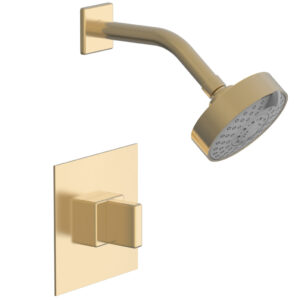 Phylrich MIX Pressure Balance Shower Set – Blade Handle 290-21 – Satin Brass