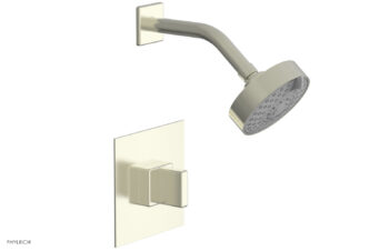 Phylrich MIX Pressure Balance Shower Set - Blade Handle 290-21 - Satin Nickel