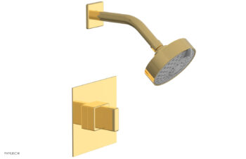 Phylrich MIX Pressure Balance Shower Set - Blade Handle 290-21 - Polished Gold