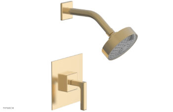 Phylrich MIX Pressure Balance Shower Set - Lever Handle 290-22 - Satin Brass