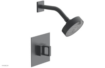 Phylrich MIX Pressure Balance Shower Set - Ring Handle 290-23 - Gun Metal