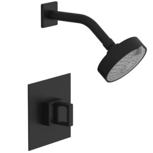 Phylrich MIX Pressure Balance Shower Set – Ring Handle 290-23 – Matte Black