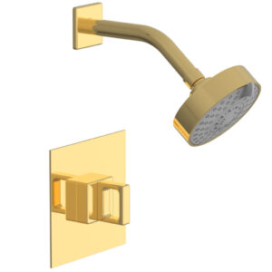 Phylrich MIX Pressure Balance Shower Set – Ring Handle 290-23 – Polished Gold