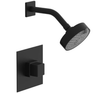 Phylrich MIX Pressure Balance Shower Set – Cube Handle 290-24 – Matte Black