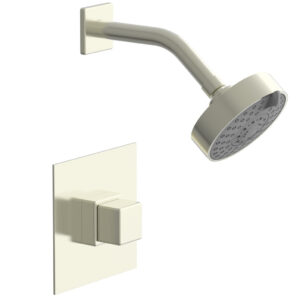 Phylrich MIX Pressure Balance Shower Set – Cube Handle 290-24 – Satin Nickel