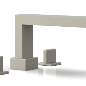 Phylrich MIX Deck Tub Set – Blade Handles 290-40 – Burnished Nickel