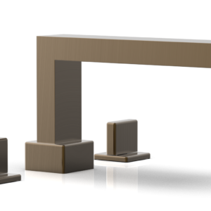 Phylrich MIX Deck Tub Set – Blade Handles 290-40 – Antique Brass